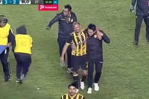 实惨💣玻利维亚甲球员被烟花“炸蛋”，大腿肌肉撕裂＆睾丸损伤