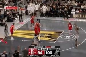 都是前勇士锋线!巴恩斯大空位三分命中 回头又造了KD进攻犯规